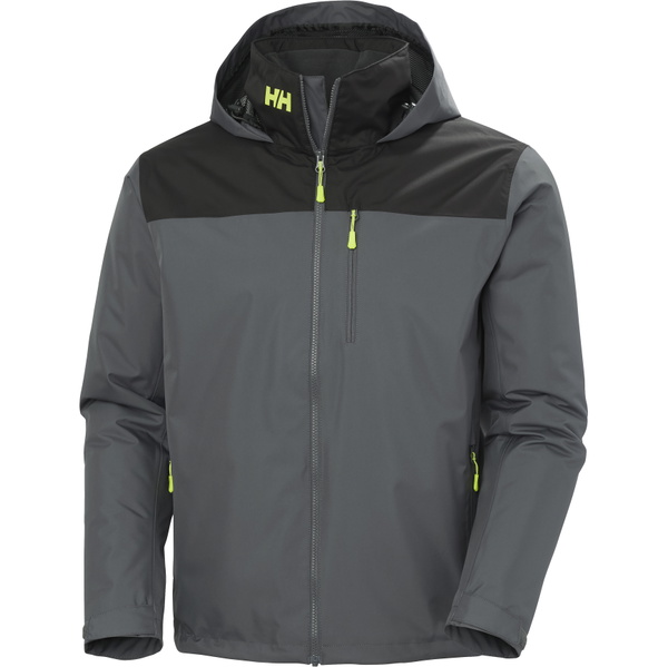 2026 Helly Hansen Mens Crew Hooded Midlayer Jacket 2 34442 - Thunder Grey